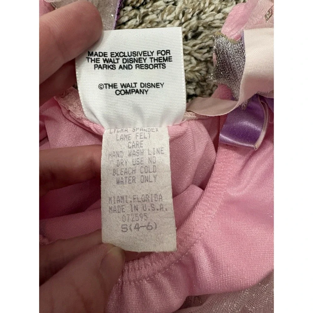 Vintage 90s Disney Kids Minnie Mouse Ballet Tutu Costume‎ Pink Dance Rare HTF